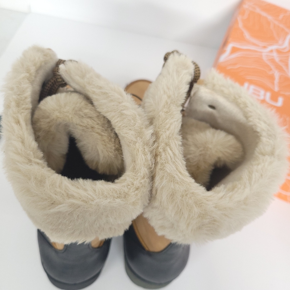 NEW JBU winter boots Southgate Tan Cozy Faux Fur Lining - Picture 7 of 9